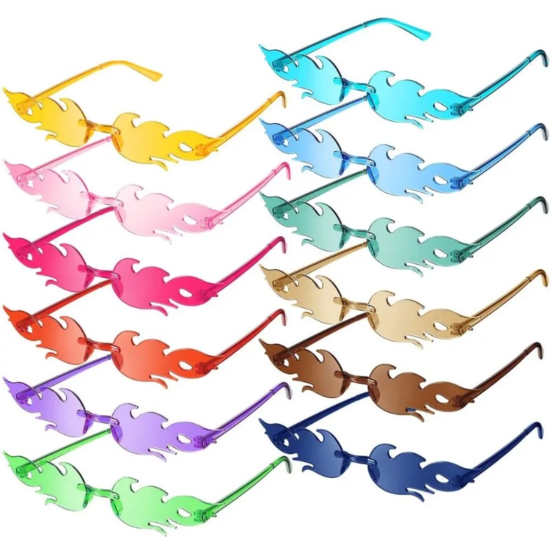 Designer Sunglasses - Okulary przeciwsłoneczne Fire Flame damskie designerskie