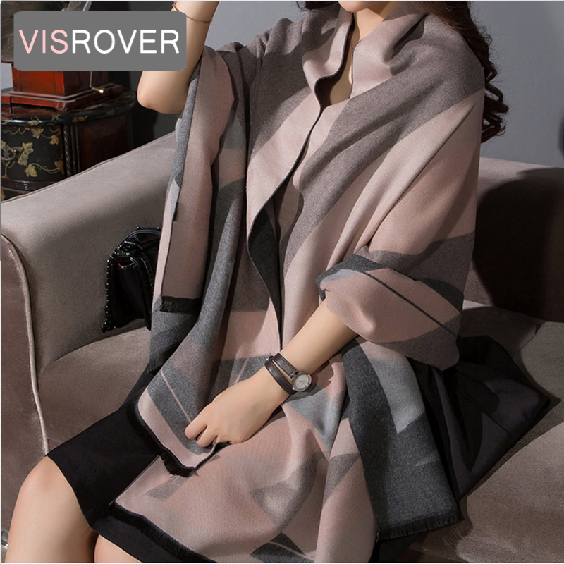 Cashmere Scarf - VISROVER luksusowa marka kobieta zima szalik