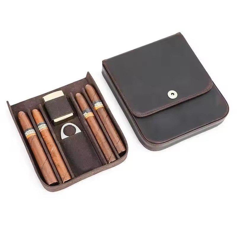 Premium Cigar Case - Przenośne etui na cygara, humidor w