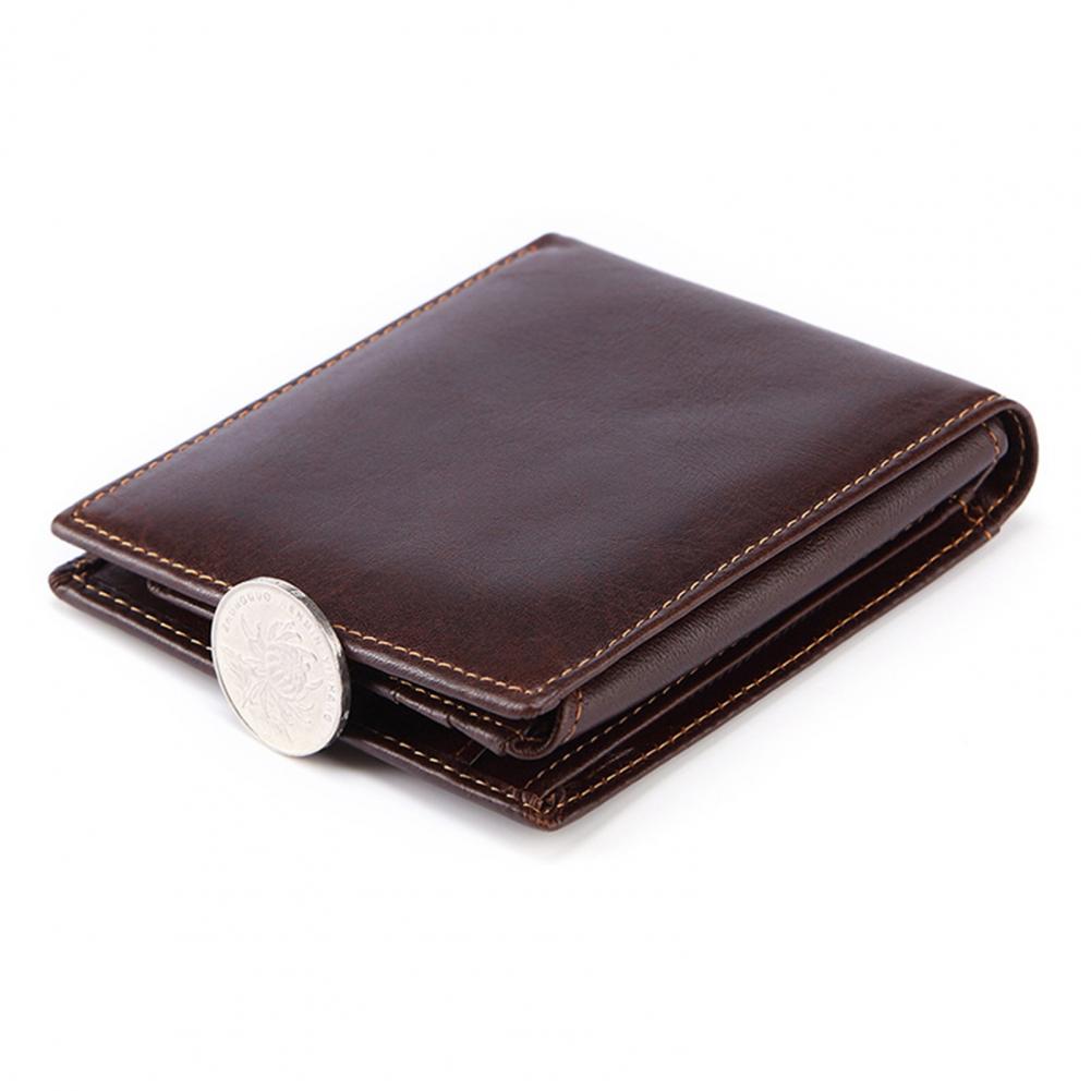 Leather Wallet Men - Portfel męski w stylu vintage z