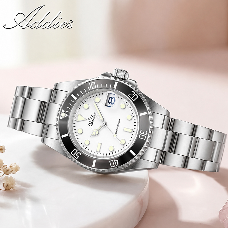 Luxury Gift Set - ADDIES 36mm 50m Wodoodporne Zegarki Damskie