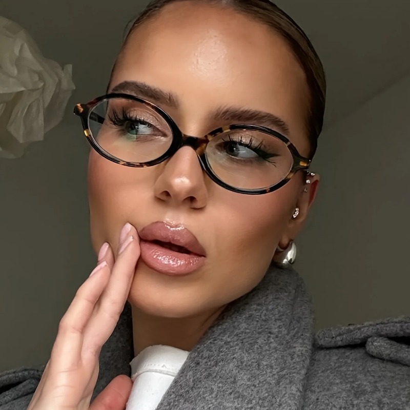 Designer Sunglasses - Owalne okulary przeciwsłoneczne w stylu vintage,