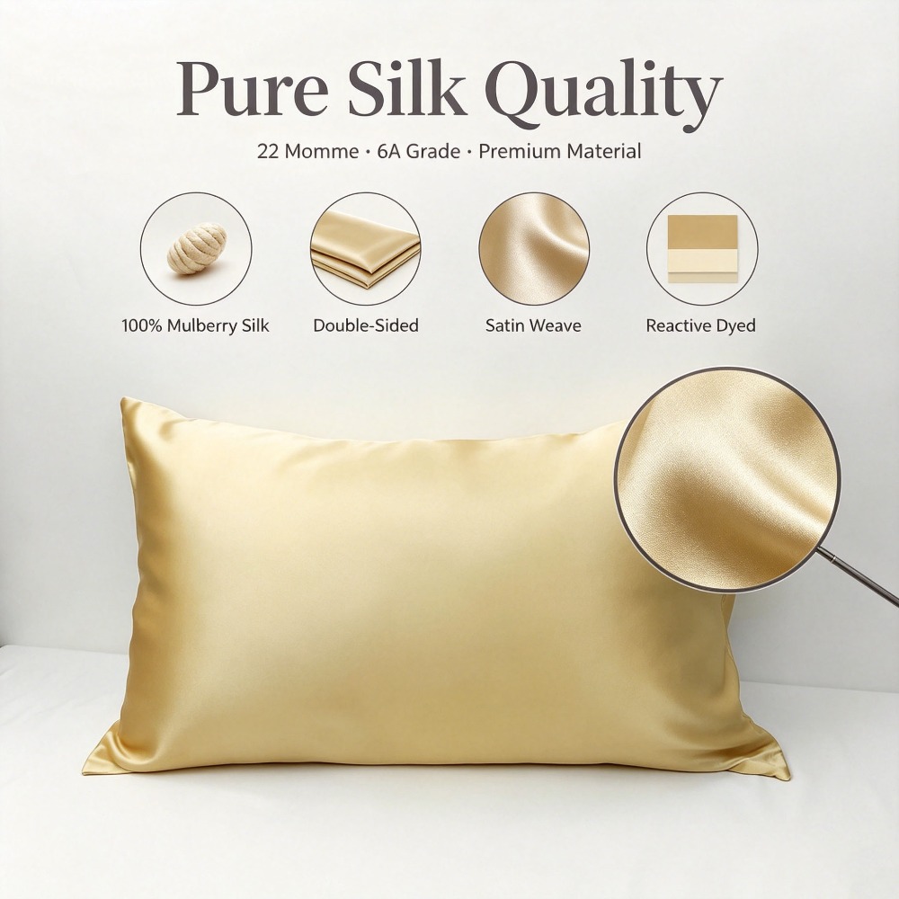Poszewka na poduszkę z jedwabi – Silk Pillowcase recenzja i cena