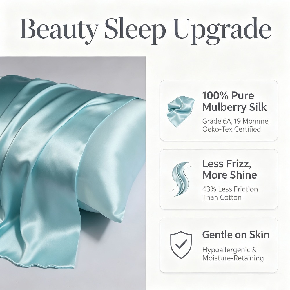 Poszewka na poduszkę z 100% je – Silk Pillowcase recenzja i cena
