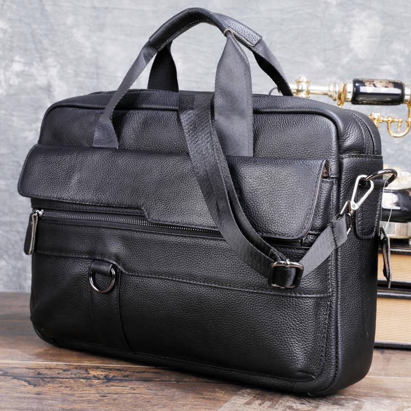 Duża męska torebka z prawdziwe – Leather Briefcase recenzja i cena