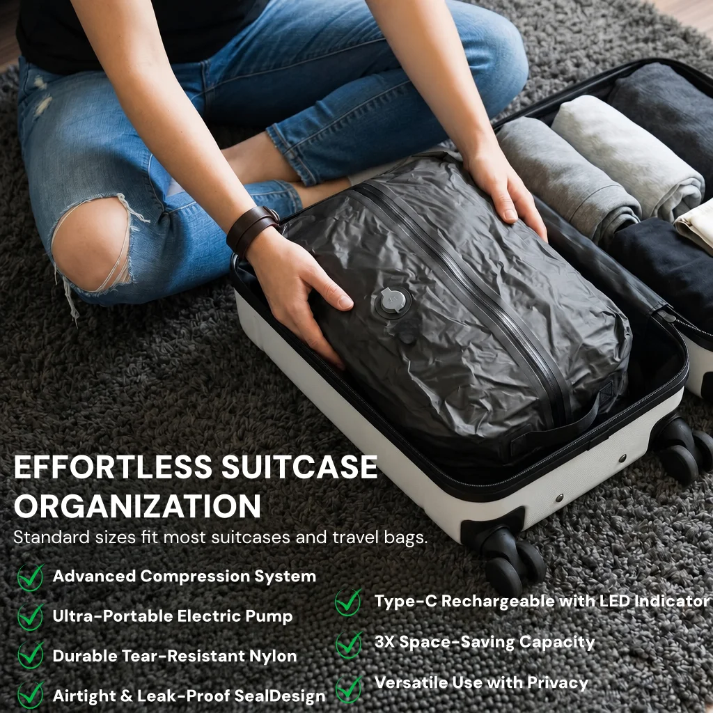 Worek kompresyjny do przechowy – Travel Luggage Set recenzja i cena