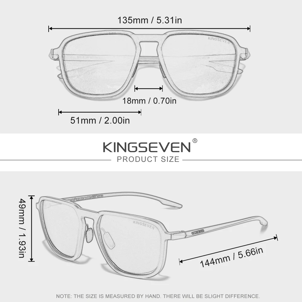 KINGSEVEN – okulary przeciwsło – Sunglasses Uv400 recenzja i cena