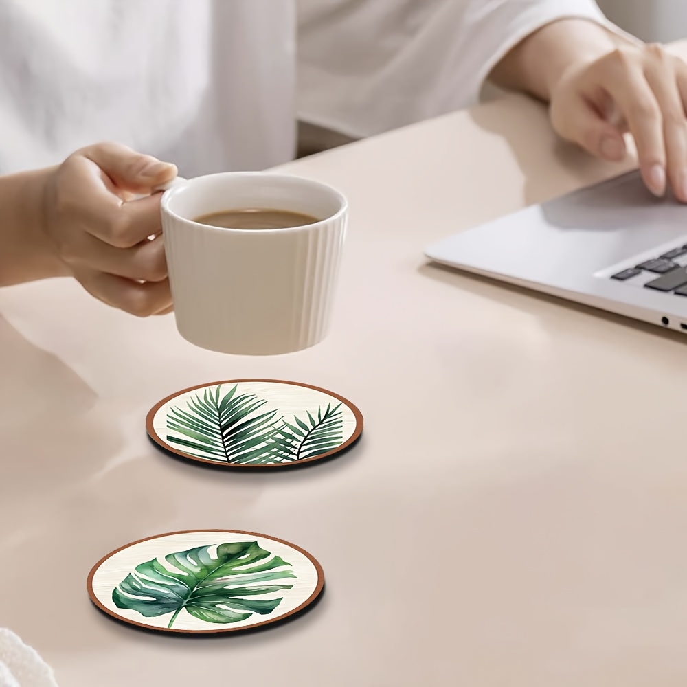 5 szt. Drewniane podstawki z m – Marble Coaster Set recenzja i cena
