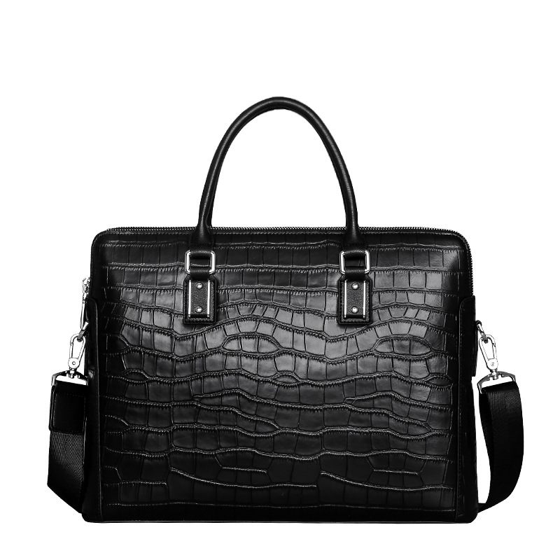Nowa, oryginalna skórzana męsk – Leather Briefcase recenzja i cena