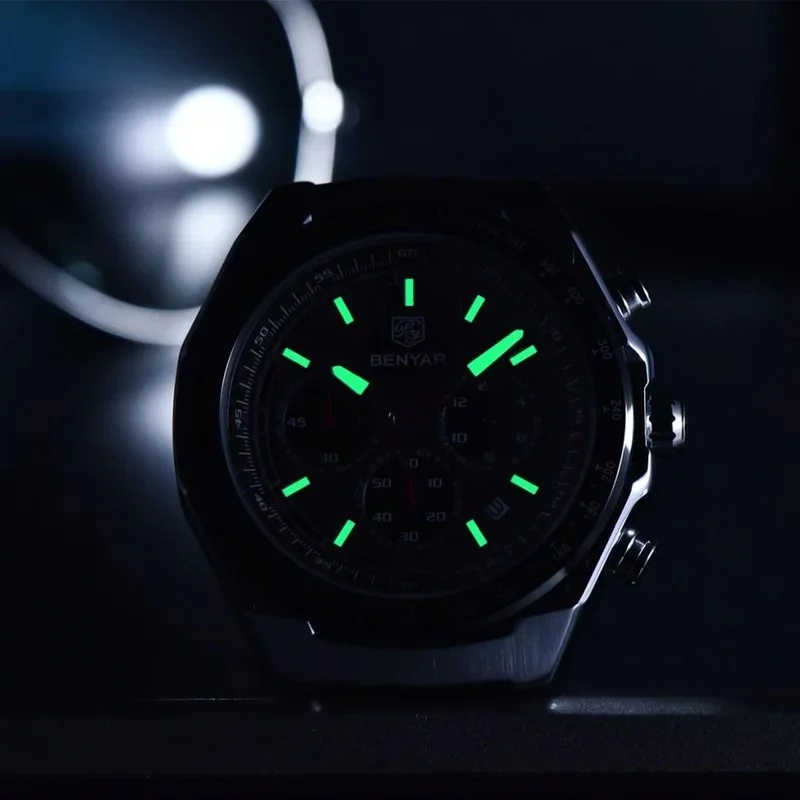 BENYAR 5215 – elegancki męski  – Luxury Watch Men recenzja i cena